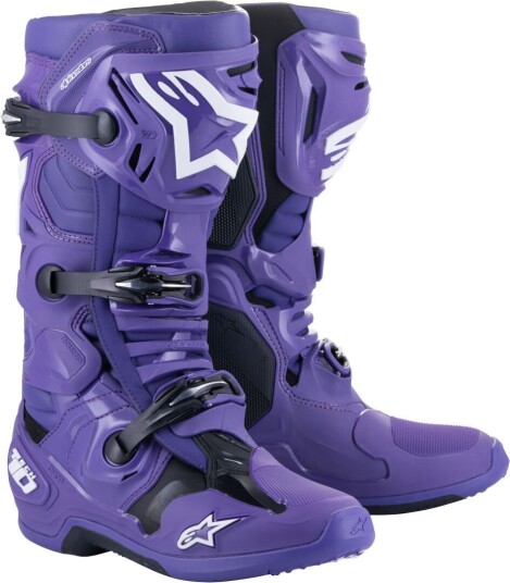 Alpinestars Tech 10 Motocross støvler Lilla Alpinestars Tech 10 Motocross støvler Lilla