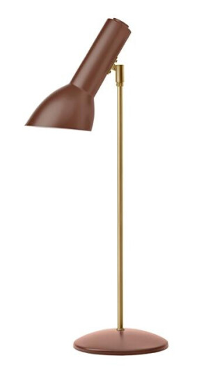 Cph Lighting Oblique Bordlampe Murstein Rød/Messing
