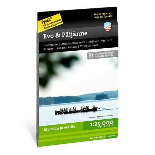 Calazo förlag Evo & Päijänne 1:25.000 OneSize, NoColour