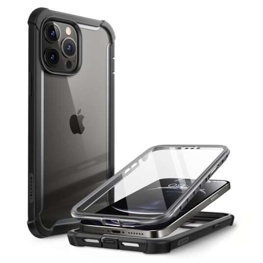 I-Blason iPhone 13 Pro i-Blason Ares Bakdeksel Med Skjermbeskytter - Svart
