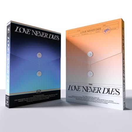TNX Love Never Dies Random Cover Incl. 140pg Photobook, 16pg Sum Photobook, Photocard, Poster, Stick CD TNX Love Never Dies Random Cover Incl. 140pg Photobook, 16pg Sum Photobook, Photocard, Poster, Stick CD