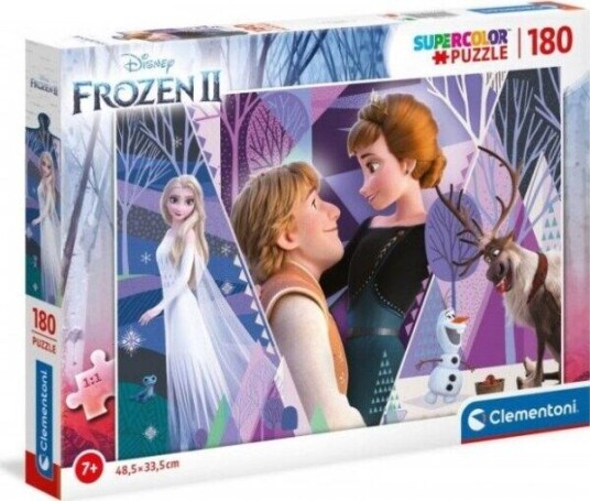 Clementoni Puzzle 180 pieces Frozen/Frozen 2 Clementoni Puzzle 180 pieces Frozen/Frozen 2