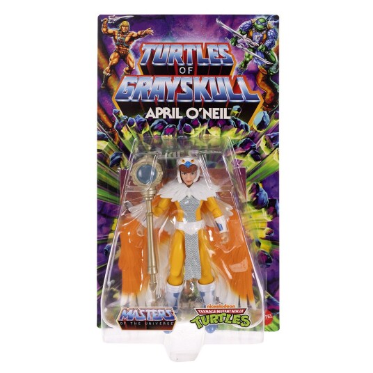Masters Of The Universe Origins Turtles Of Grayskull Actionfigur 14 cm Fra 6 År April O'Neil