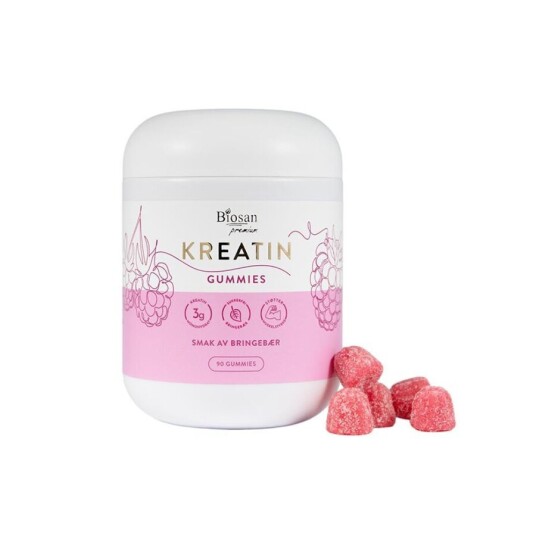 Biosan kreatin gummies 90 stk Biosan kreatin gummies 90 stk