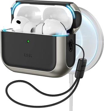 AirPods Pro 3 ESR Orbit HaloLock MagSafe-etui - Titan