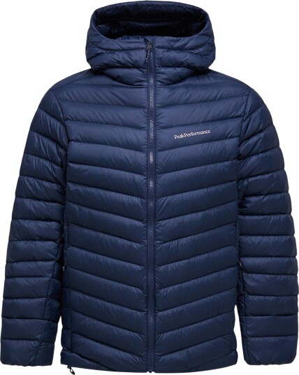Peak Performance M Frost Down Hood Jacket Blue Shadow