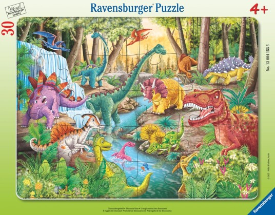 Puslespill 30 Dinosaurbrøl Ravensburger Puslespill 30 Dinosaurbrøl Ravensburger