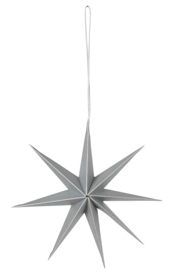 Broste Copenhagen Star papirstjerne Ø 15 cm Silver