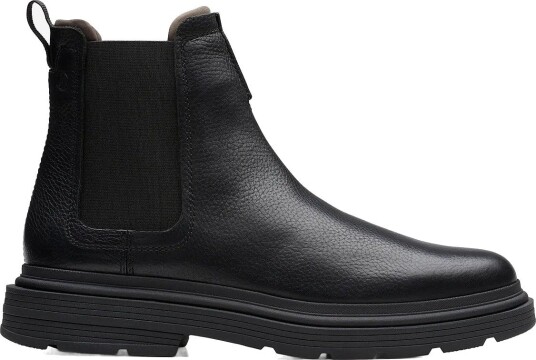 Clarks Badbury Easy G - BLACK LEATHER - 41.5