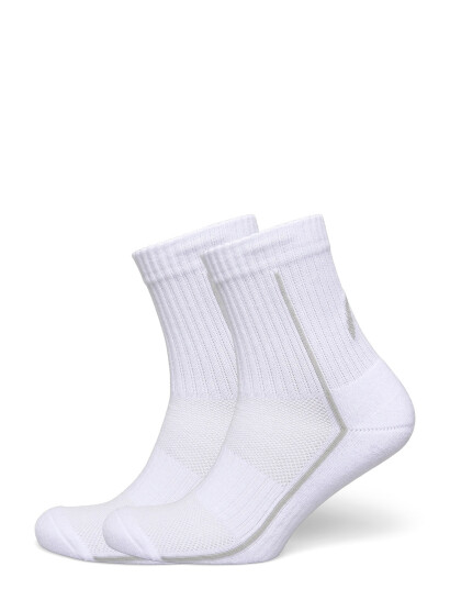 Head Socks Tennis 2P Performance Short Crew - White - 39-42