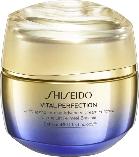 Shiseido Vital Perfection Oppstrammende Ansiktskrem 50 ml med Hyaluronsyre Shiseido Vital Perfection Oppstrammende Ansiktskrem 50 ml med Hyaluronsyre