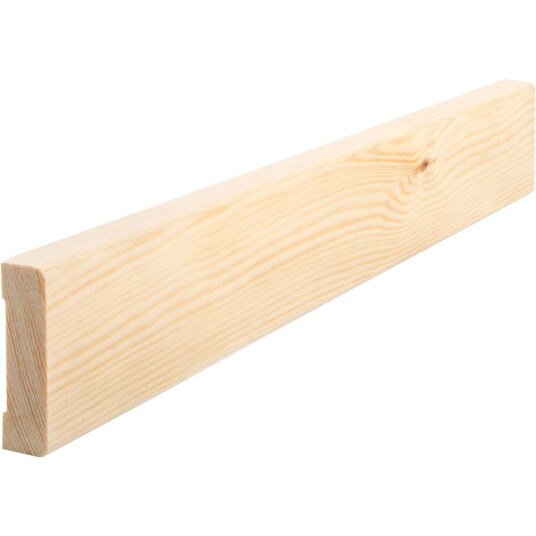 Combiwood Karmlist Ubehandlet Furu 12x45 mm Natur