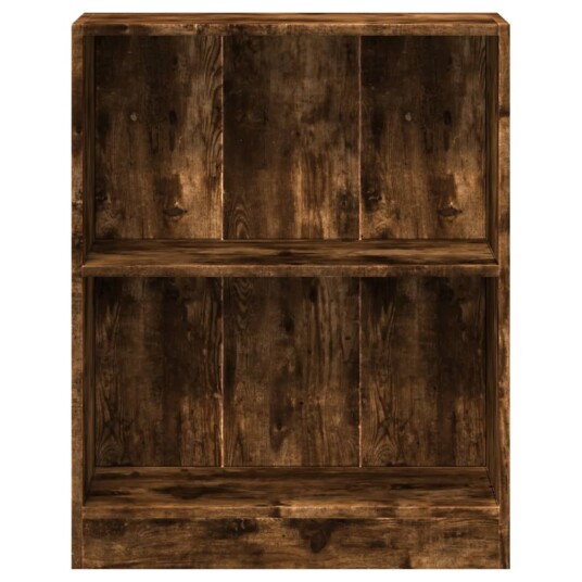 vidaXL Bokhylle r?kt eik 60x24x74,5 cm konstruert tre