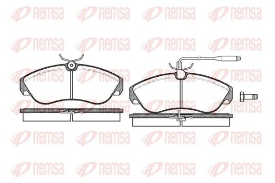 Bremseklosser REMSA 0487.02 Bremseklosser REMSA 0487.02