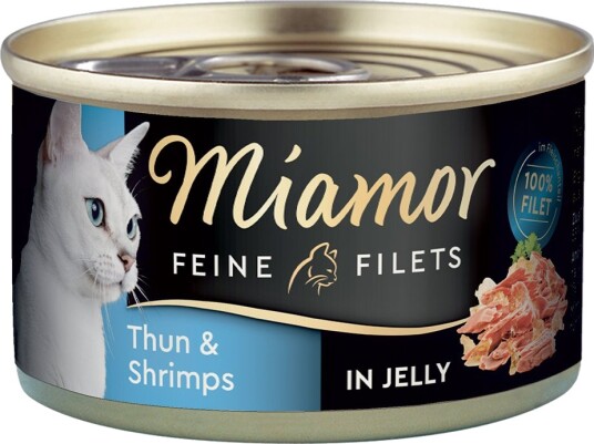 Miamor Våtfôr Fine Fileter Lett Tunfisk & Reker I Gelé 1 X 100 G