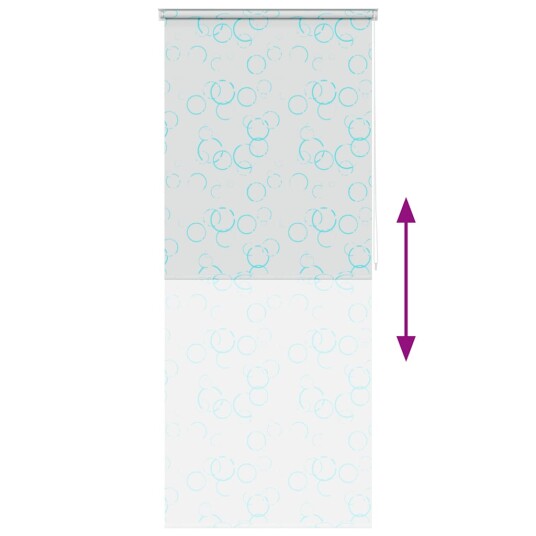 vidaXL Dusjforheng 80x240 cm boble vidaXL Dusjforheng 80x240 cm boble