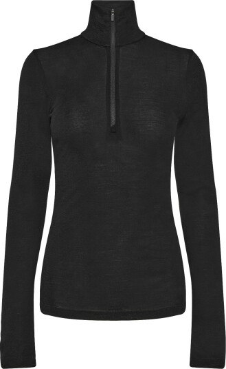 Icebreaker Women Merino 175 Everyday Ls Half Zip Black S Icebreaker Women Merino 175 Everyday Ls Half Zip Black S