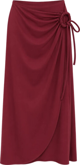 Max Mara Dame Skjørt Rød M, Max Mara Dame Skjørt Rød M,