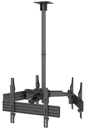EQUIP Deckenhalterung 32"-65" Flat Screen schwarz Triple EQUIP Deckenhalterung 32"-65" Flat Screen schwarz Triple