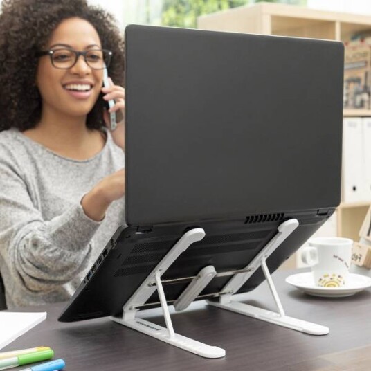 Laptopstativ med Åpent Design - Justerbart Laptopstativ med Åpent Design - Justerbart