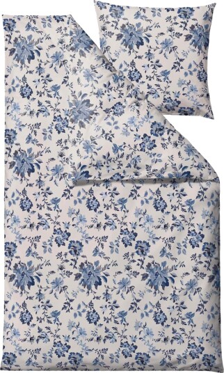 Södahl Sengetøy 100% bomullssatin Södahl Tapestry Blå blomster