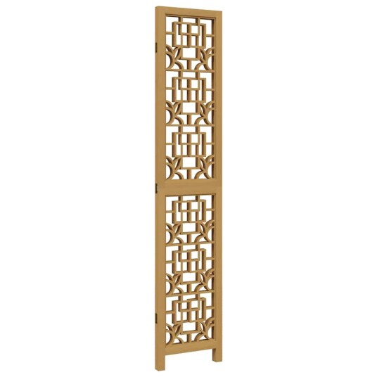  Romdeler 3 paneler brun heltre keisertre 8721012075597