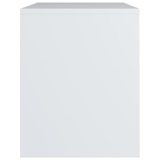 vidaXL Nattbord hvit 40x30x40 cm sponplate