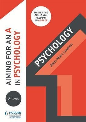 Aiming For An A In A-Level Psychology Av Jean-Marc Lawton