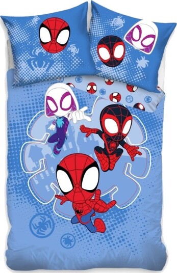 Spiderman Sengetøy 150 X 210 Cm 100 % Bomull