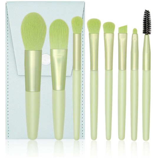 Smashit Cosmetics Everyday Brush Set Green Green Smashit Cosmetics Everyday Brush Set Green Green