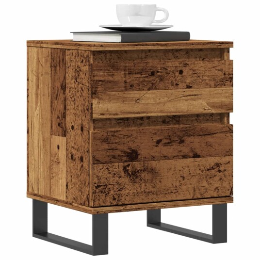  Nattbord gammelt tre 40x35x50 cm konstruert tre 8721158557438
