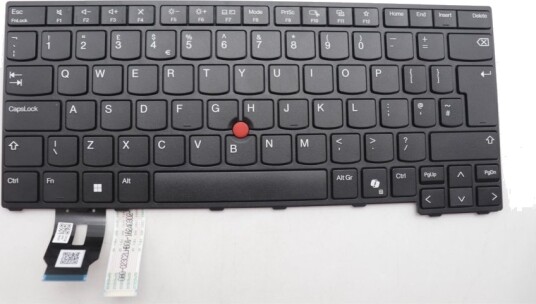 Lenovo Chicony Erstatningstastatur Med TrackPoint QWERTY UK Svart 5N21M38493 Lenovo Chicony Erstatningstastatur Med TrackPoint QWERTY UK Svart 5N21M38493