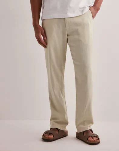 Solid SDAllan Liam Linen pants Linbukser Beige