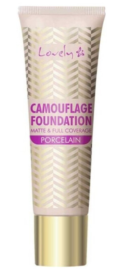 Lovely Camouflage Foundation Matt & Full Coverage 1 Porcelain 25G