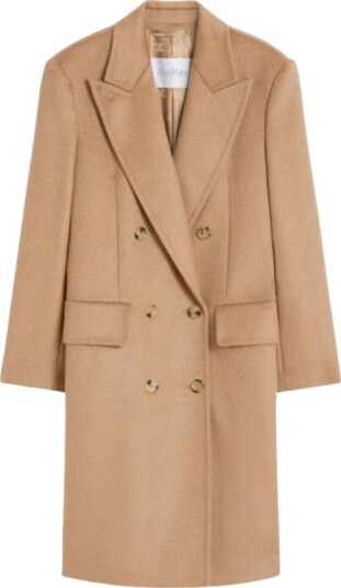 Max Mara Dame Frakker Brun XS,