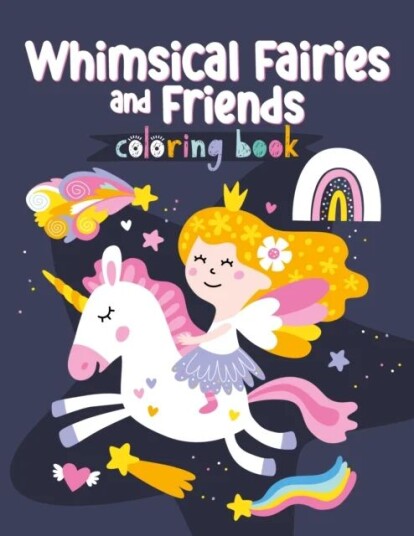 Whimsical Fairies Coloring Book Av Clorophyl Editions Whimsical Fairies Coloring Book Av Clorophyl Editions