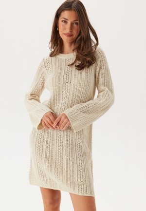 Pieces Pcnuka Ls O-neck Knit Dress Birch XS Pieces Pcnuka Ls O-neck Knit Dress Birch XS