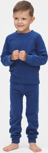 Gullkorn Jona Fleece sett Blå 134/140
