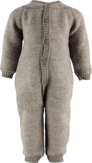 Joha Ull  Ulldress I Børstet Ull - 100% Merino - Sesam Mel.