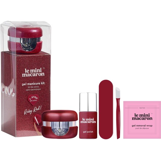 Le Mini Macaron Gel Manicure Kit Ruby Red 5pcs Le Mini Macaron Gel Manicure Kit Ruby Red 5pcs