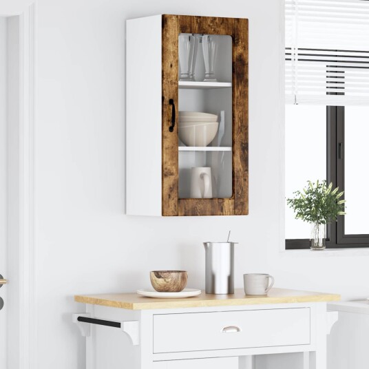  Kjøkkenskap Røkt eik 40 x 31 x 80 cm Konstruert tre