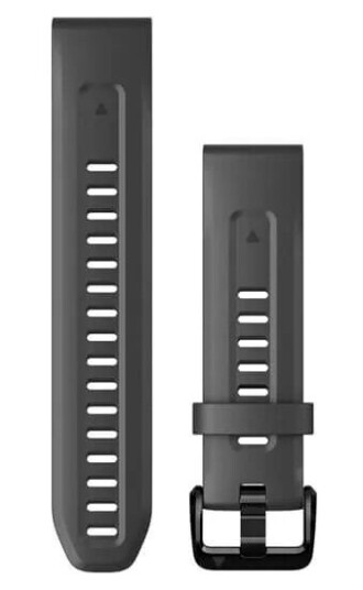 Garmin 20mm Quickfit Graphite Silicone Band