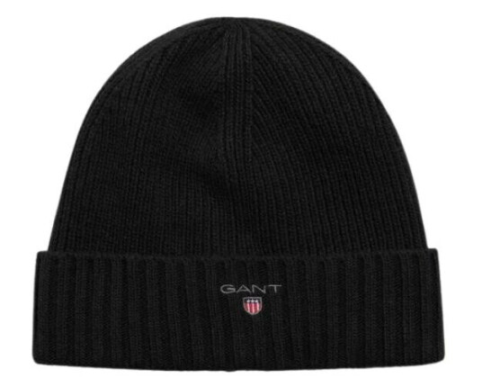 Gant Foret beanie hodeplagg Svart Gant Foret beanie hodeplagg Svart