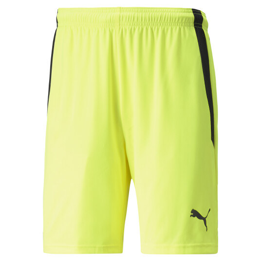 Puma teamLIGA Shorts, fotballshorts herre XL Yellow Alert-puma Bl