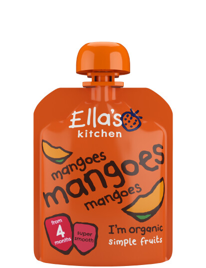 Ellas Kitchen Babymos Mango, Mango & Mango 4 mnd+ 70g