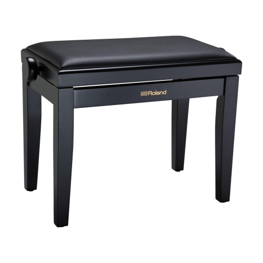 Roland Rpb-200bk Piano Bench Satin Svart, Vinyl Seat Roland Rpb-200bk Piano Bench Satin Svart, Vinyl Seat