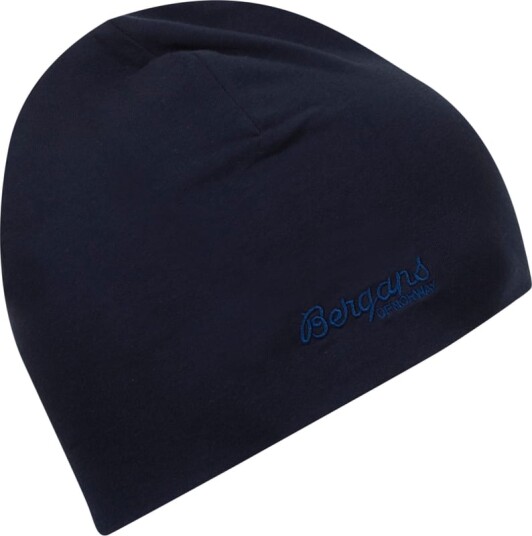 Bergans Kids' Cotton Beanie 50, Navy