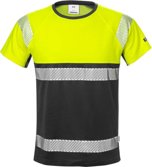 Fristads T-Shirt 7518 Thv Klass 1 Varselgul/svart M