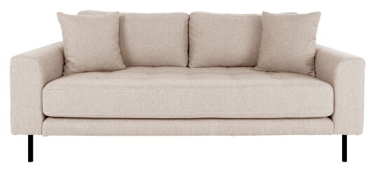 House Nordic Lido 2,5 Personers Sofa, Beige m. to puter Unoliving 1712548-01-0 1622054-02-0