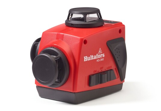 Hultafors H3x360 Krysslaser Rød